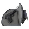 Allen Co Pistol Case with Mag Pouch, Full-Size Handguns up to 9.5 in., Charcoal 79-9